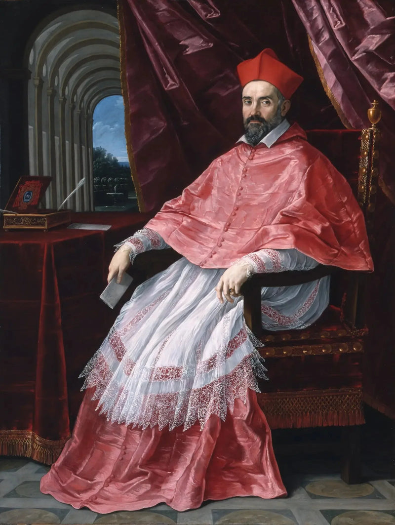 Portrett av kardinal Roberto Ubaldino, pavelegat i Bologna - Guido Reni