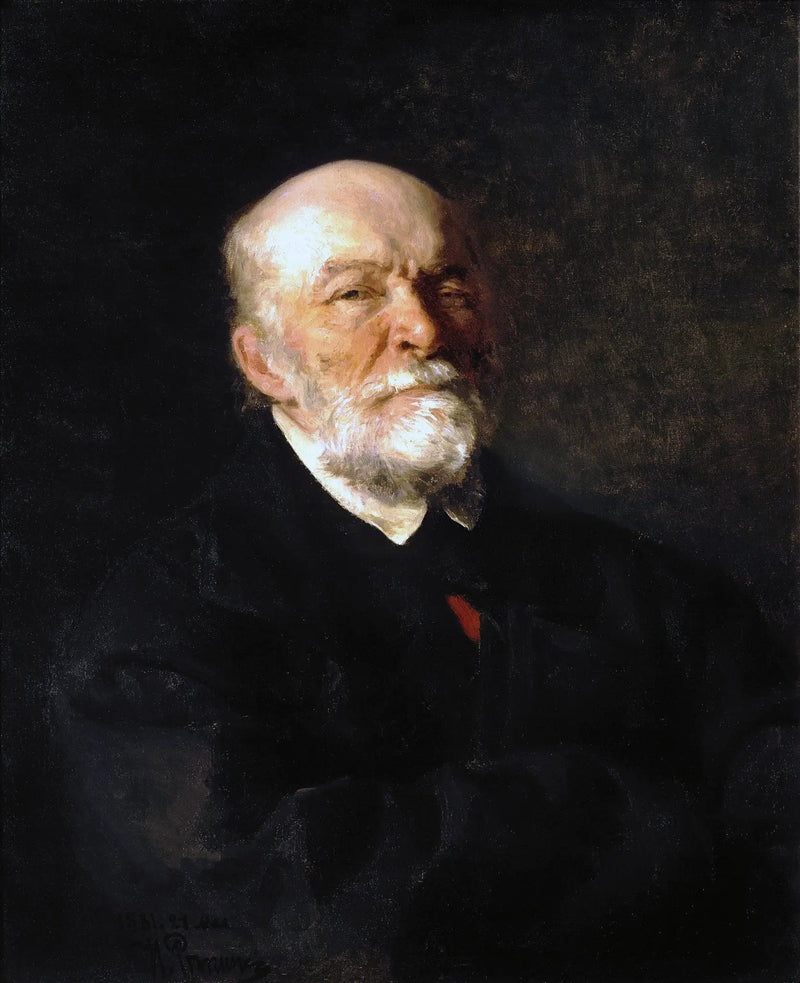 Portrett av kirurgen Nikolaï Ivanovitch Pirogov - Ilya Repin