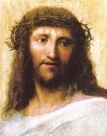 Portrett av Kristus - Antonio da Correggio