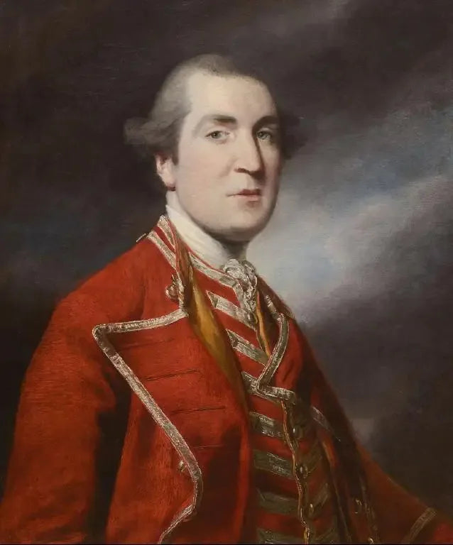 Portrett av den femte vicomte Allen, kalt Joshua (1728-1816) i uniform som Lord Lieutenant - Joshua Reynolds