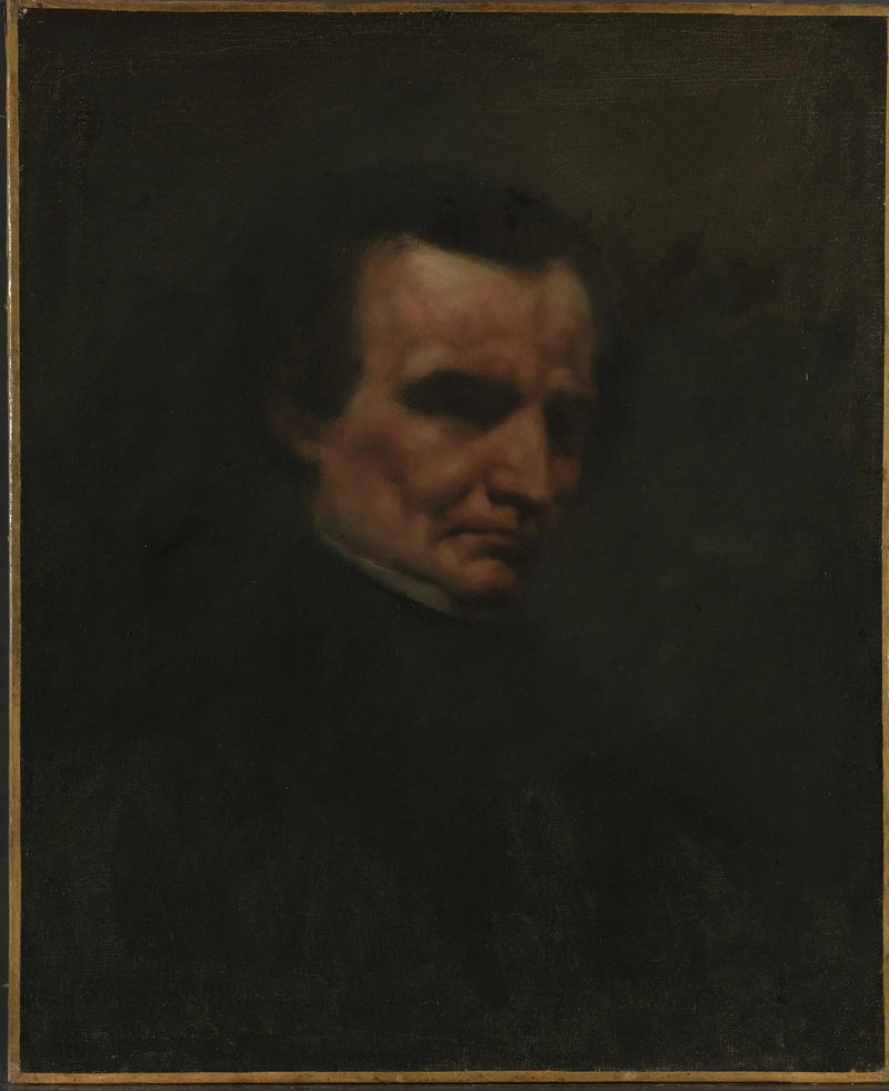 Portrett av komponisten Hector Berlioz - Gustave Courbet