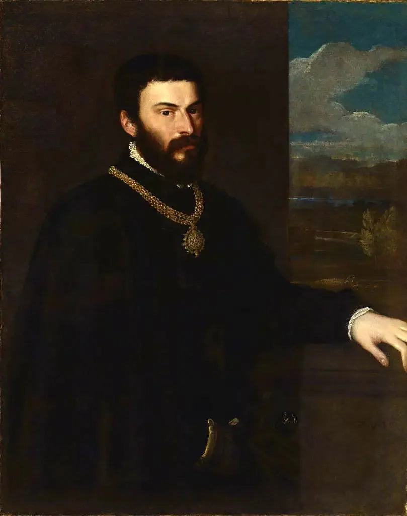 Portrett av greve Antonio Porcia - Titian