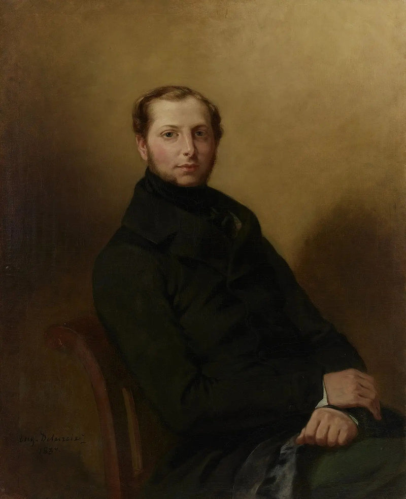 Portrett av grev Charles de Mornay - Eugène Delacroix