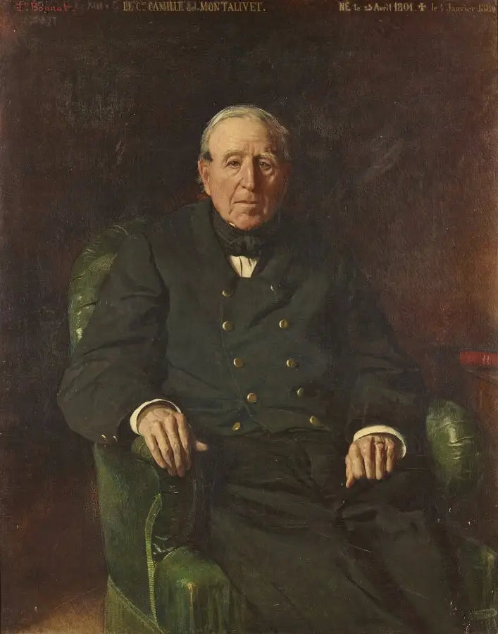 Portrett av greve de Montalivet - Léon Bonnat