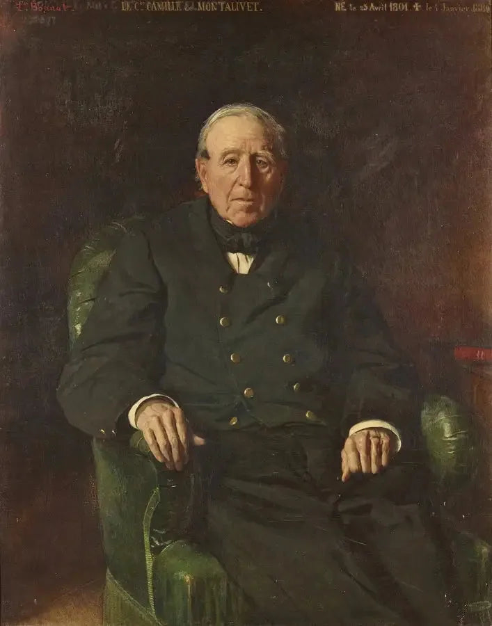 Portrett av greve de Montalivet - Léon Bonnat