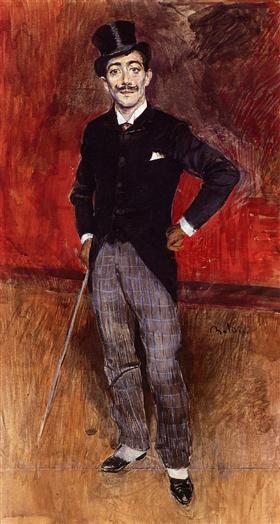 Portrett av greve De Rasty - Giovanni Boldini