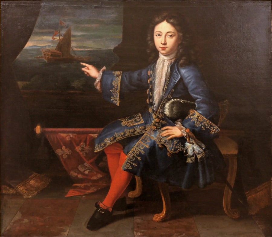 Portrett av greve av Toulouse - Hyacinthe Rigaud
