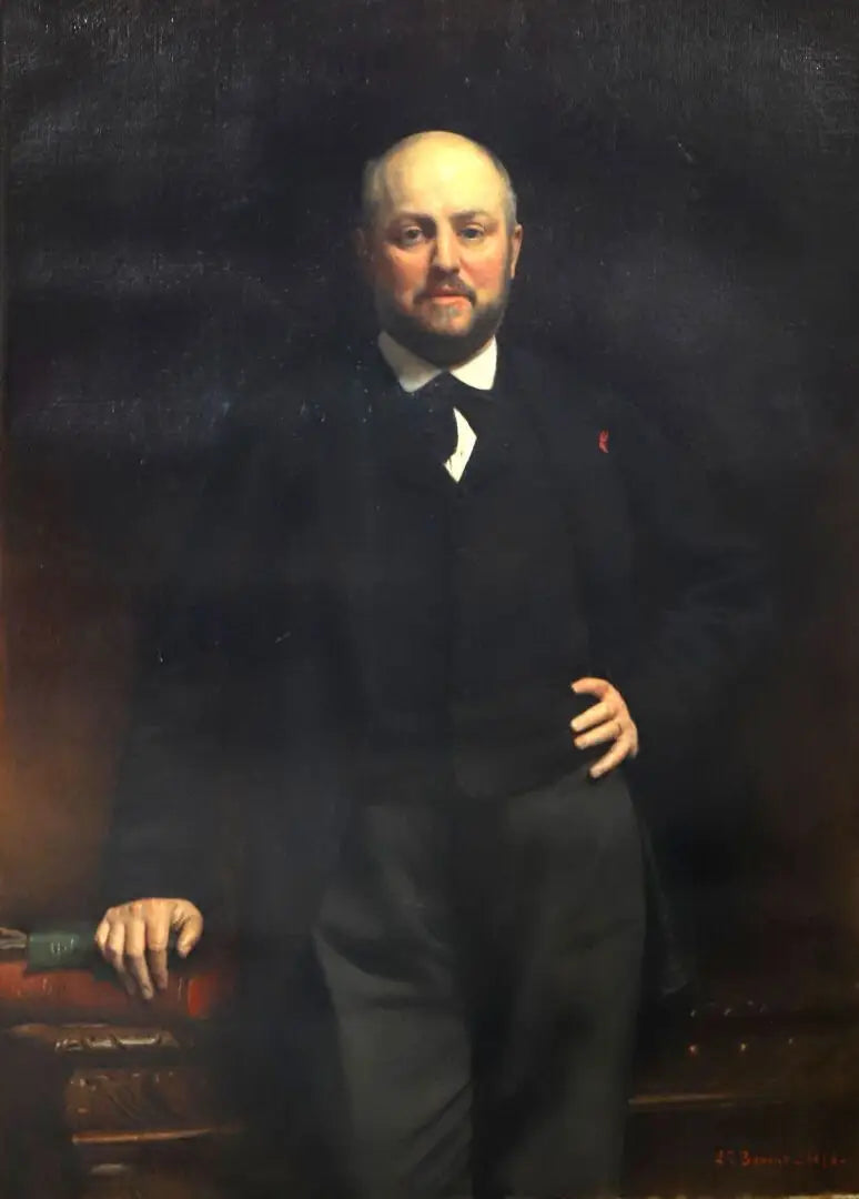 Portrett av greve Frédéric Alexis Louis Pillet-Will - Léon Bonnat