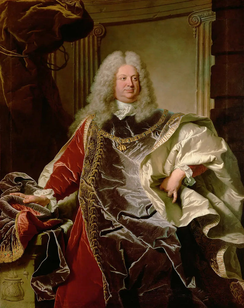 Portrett av greve Sinzendorf av Hyacinthe Rigaud - Hyacinthe Rigaud
