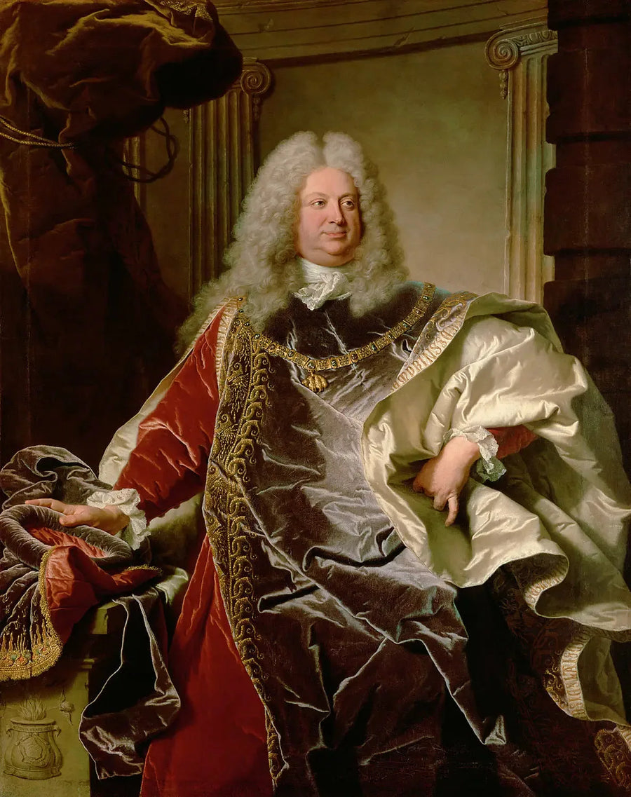 Portrett av greve Sinzendorf av Hyacinthe Rigaud - Hyacinthe Rigaud
