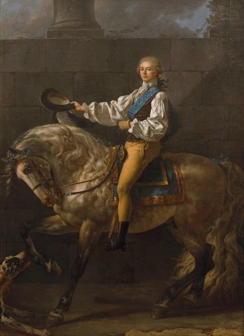Portrett av grev Stanislas Potocki - Jacques-Louis David