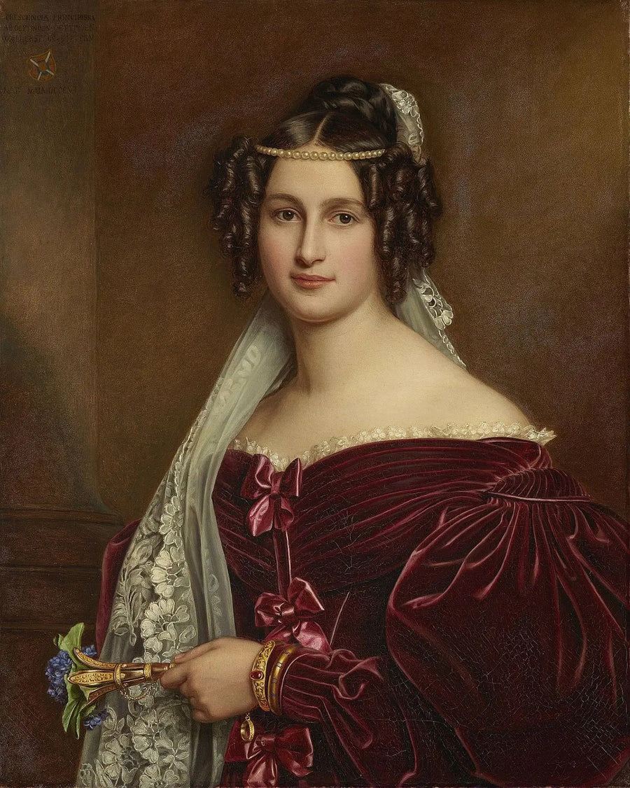 Portrett av Crescentia Bourgin - Joseph Karl Stieler