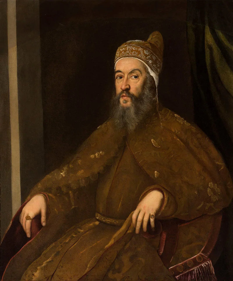 Portrett av Doge Alvise Mocenigo - Jacopo Tintoretto