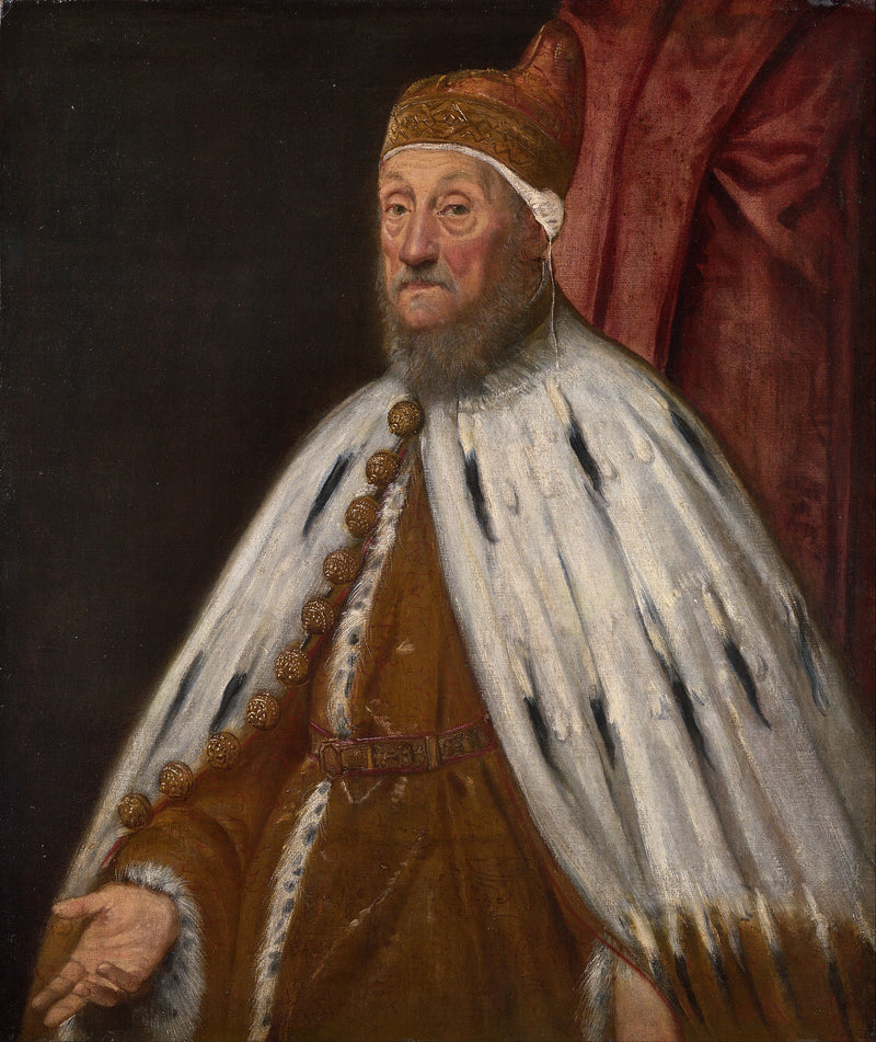 Portrett av doge Pietro Loredano - Jacopo Tintoretto