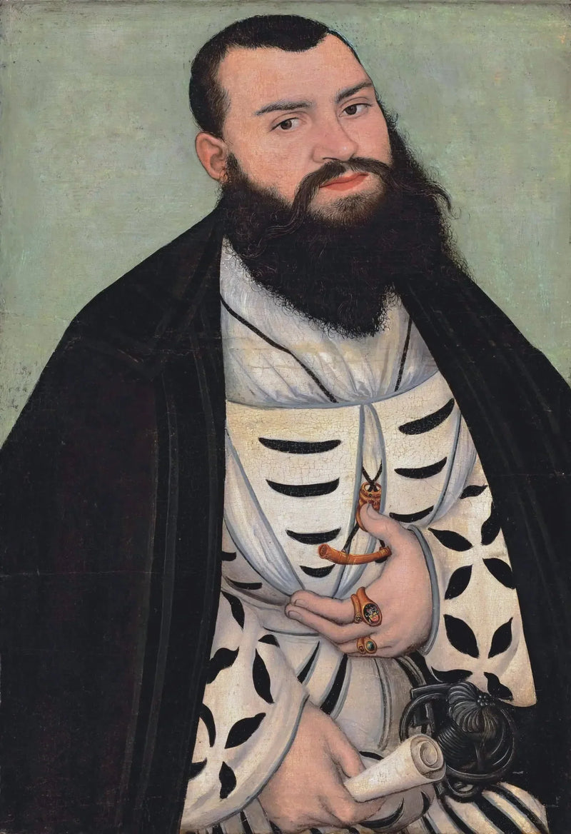 Portrett av Dr. Johann Scheiring - Lucas Cranach den eldre