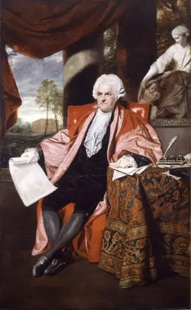 Portrett av Dr. John Ash (1723-1798) - Joshua Reynolds