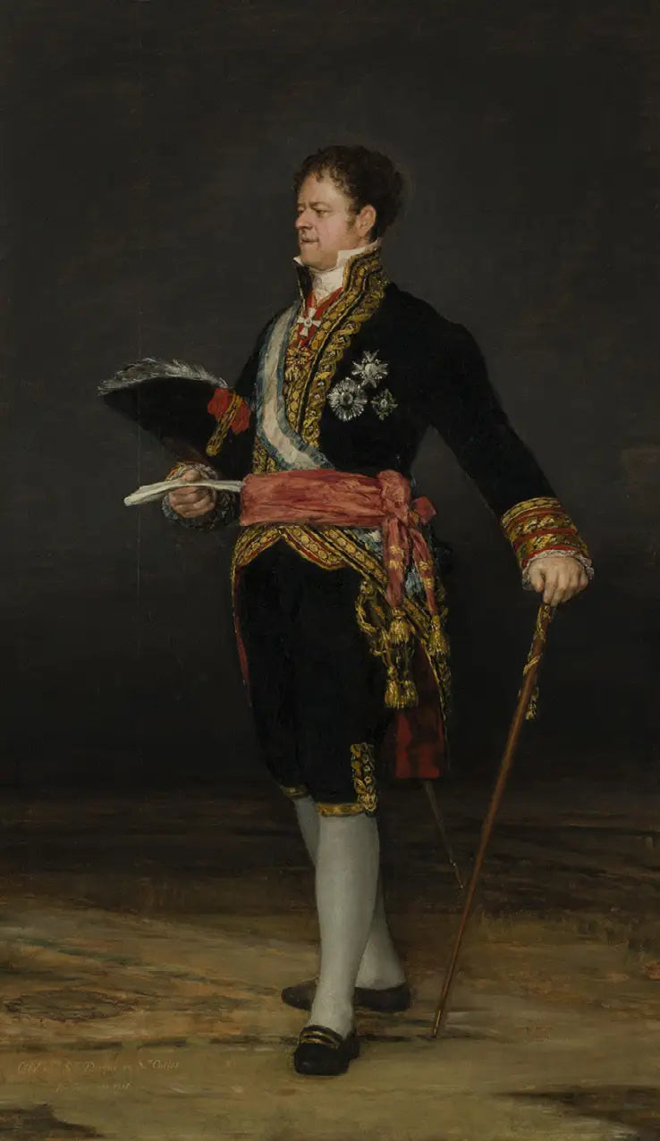 Portrett av hertugen av San Carlos - Francisco de Goya