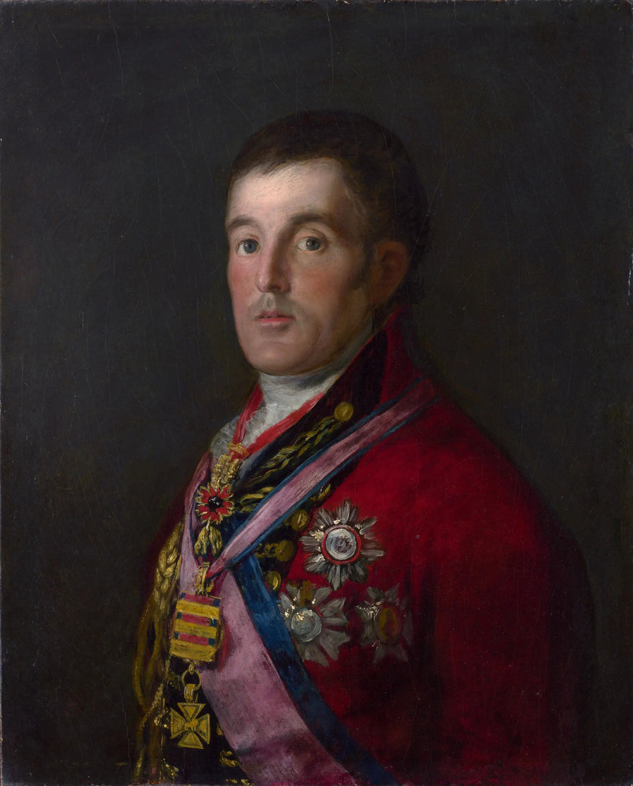 Portrett av hertugen av Wellington - Francisco de Goya