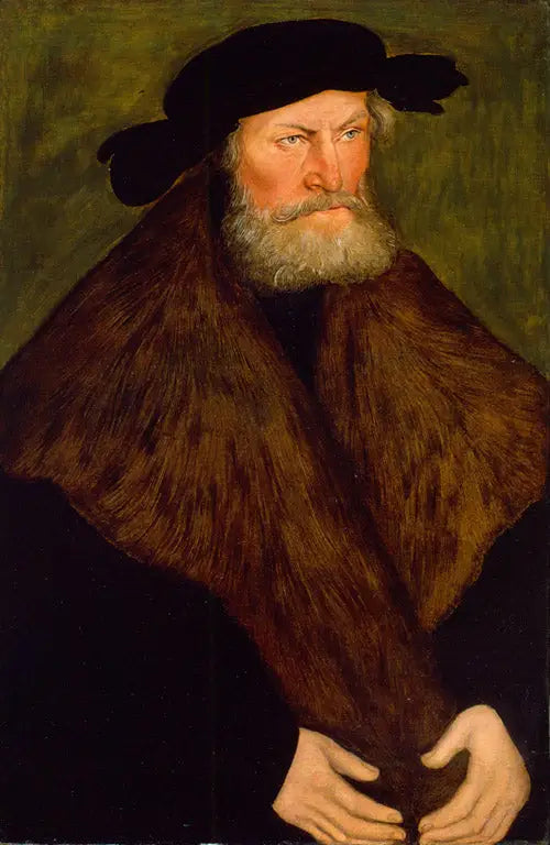 Portrett av hertug Henri den fromme av Sachsen - Lucas Cranach den eldre