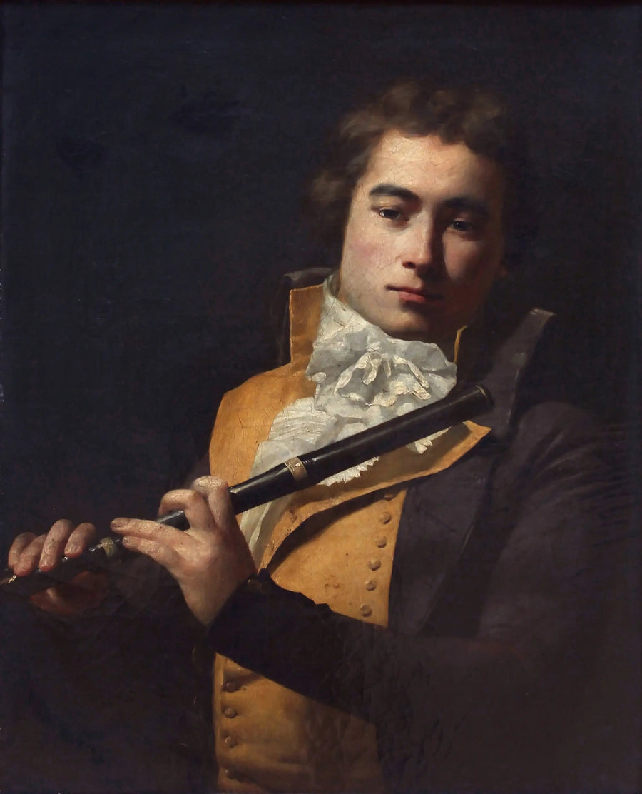 Portrett av fløytisten François Devienne - Jacques-Louis David