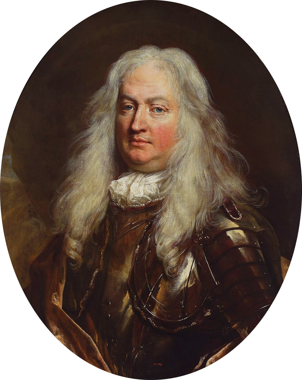 Portrait du général Bardo di Bardi Magalotti (1630-1705) - Nicolas de Largillière image 1 reproduction artisanale de tableau
