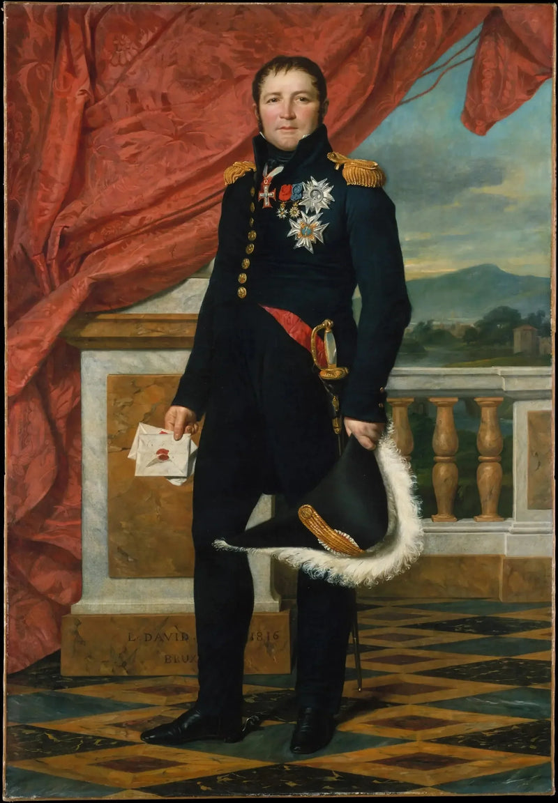 Portrett av general Étienne-Maurice Gérard - Jacques-Louis David