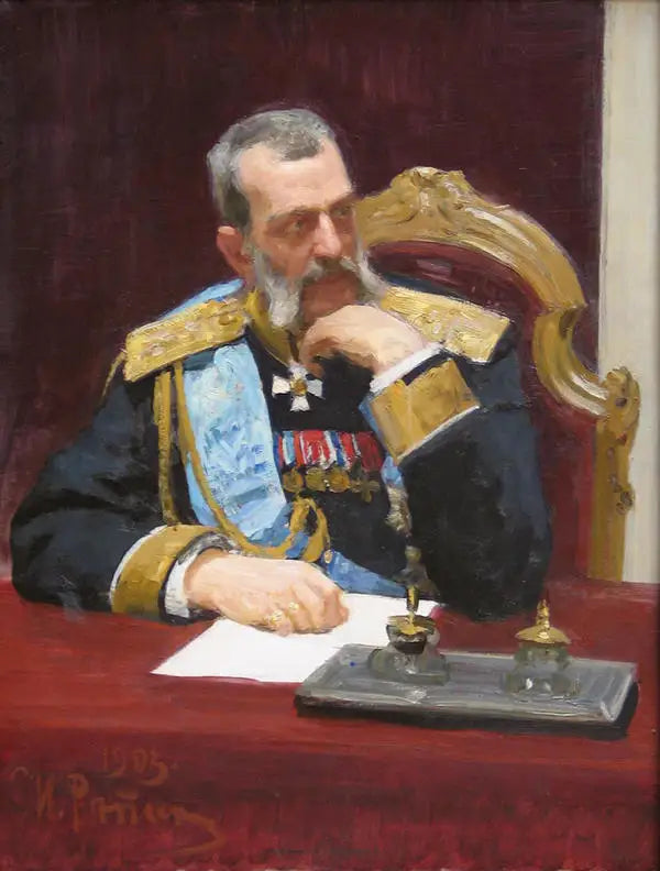 Portrett av storhertug Vladimir Alexandrovich - Ilya Repin