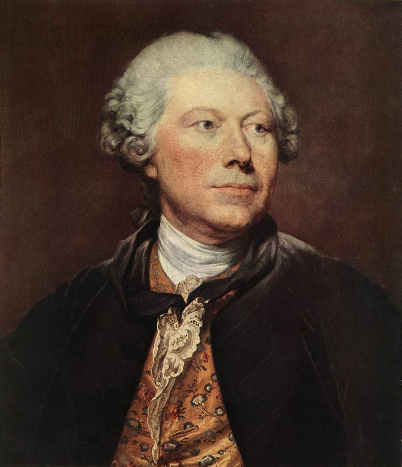 Portrett av gravøren Jean-Georges Wille - Jean-Baptiste Greuze