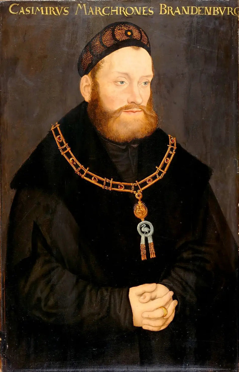 Portrett av markgreve Kasimir av Brandenburg-Kulmbach - Lucas Cranach den eldre