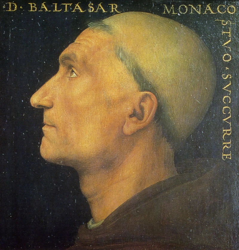 Portrett av munk Baldassarre - Pietro Perugino