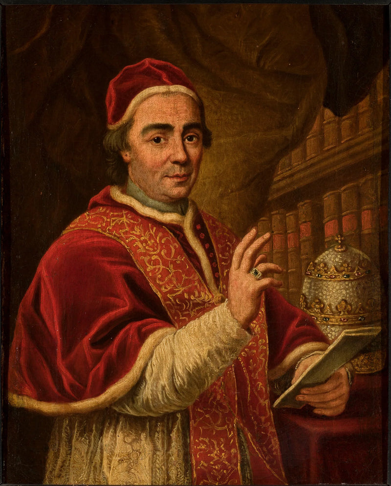 Portrett av pave Clemens XIII - Anton Raphael Mengs