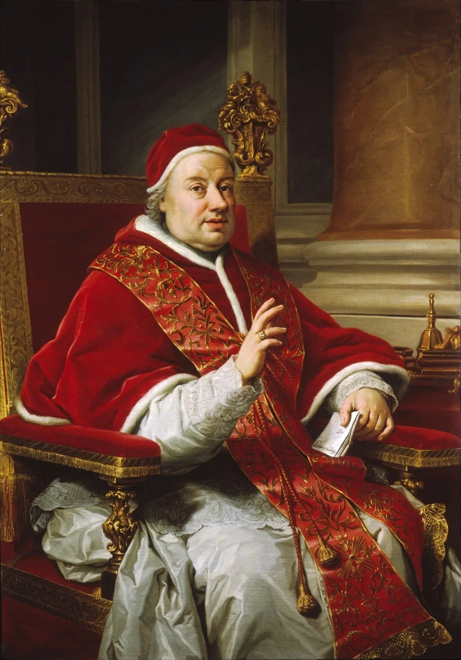 Portrett av pave Clemens XIII - Anton Raphael Mengs