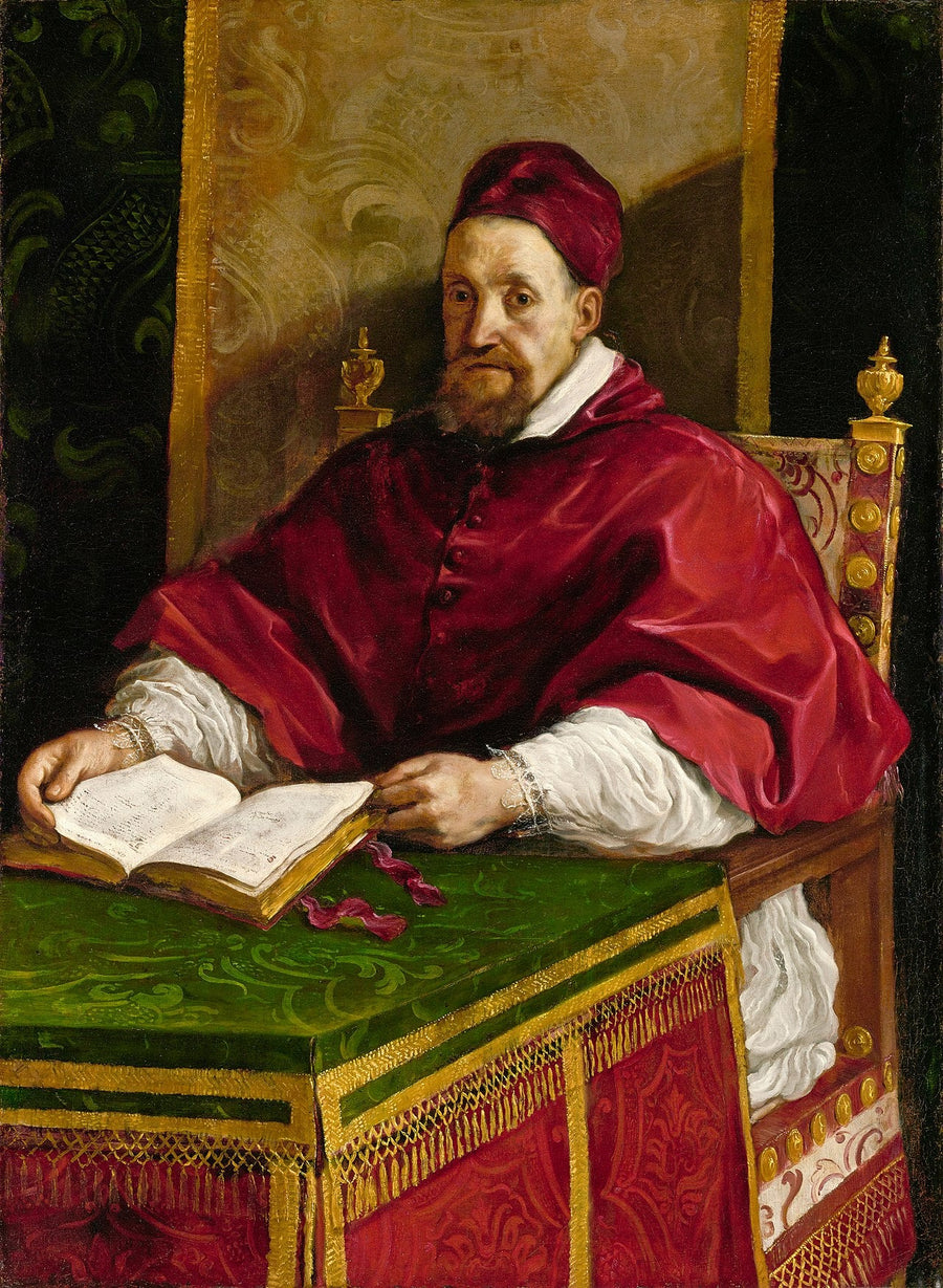 Portrett av pave Gregor XV - Guercino