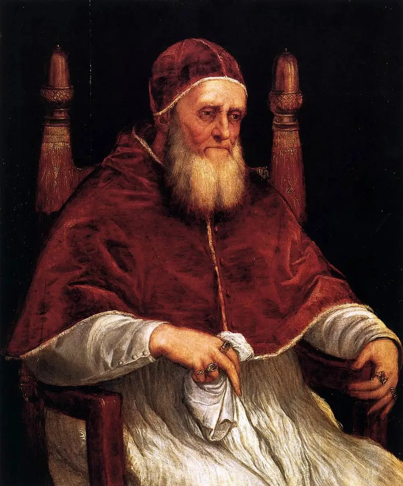 Portrett av pave Julius II - Titian