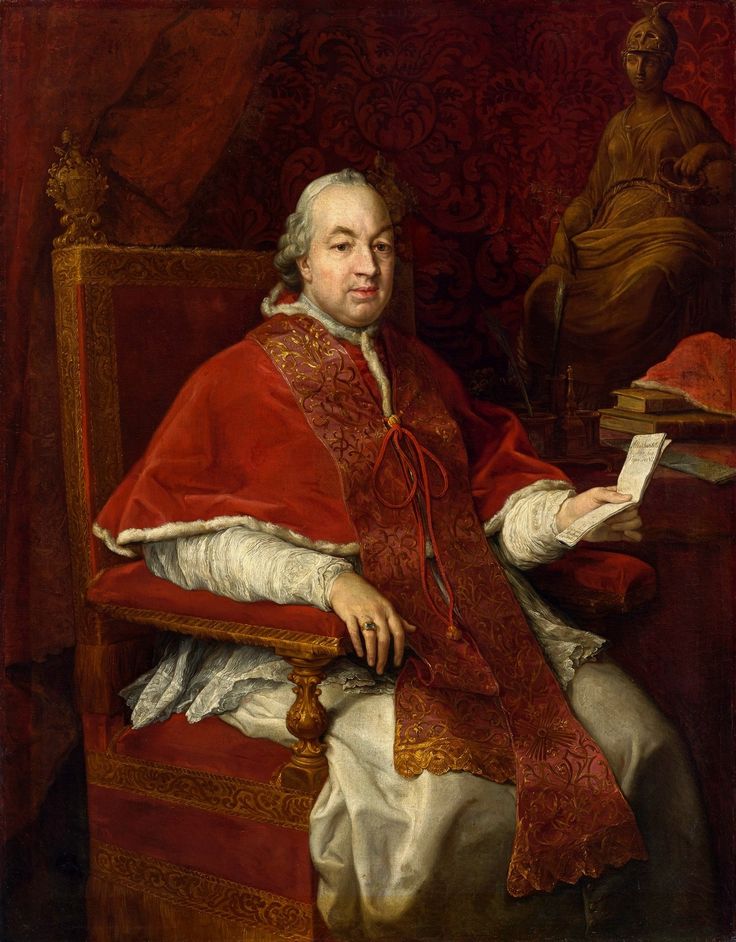 Portrett av pave Pius VI. - Pompeo Batoni