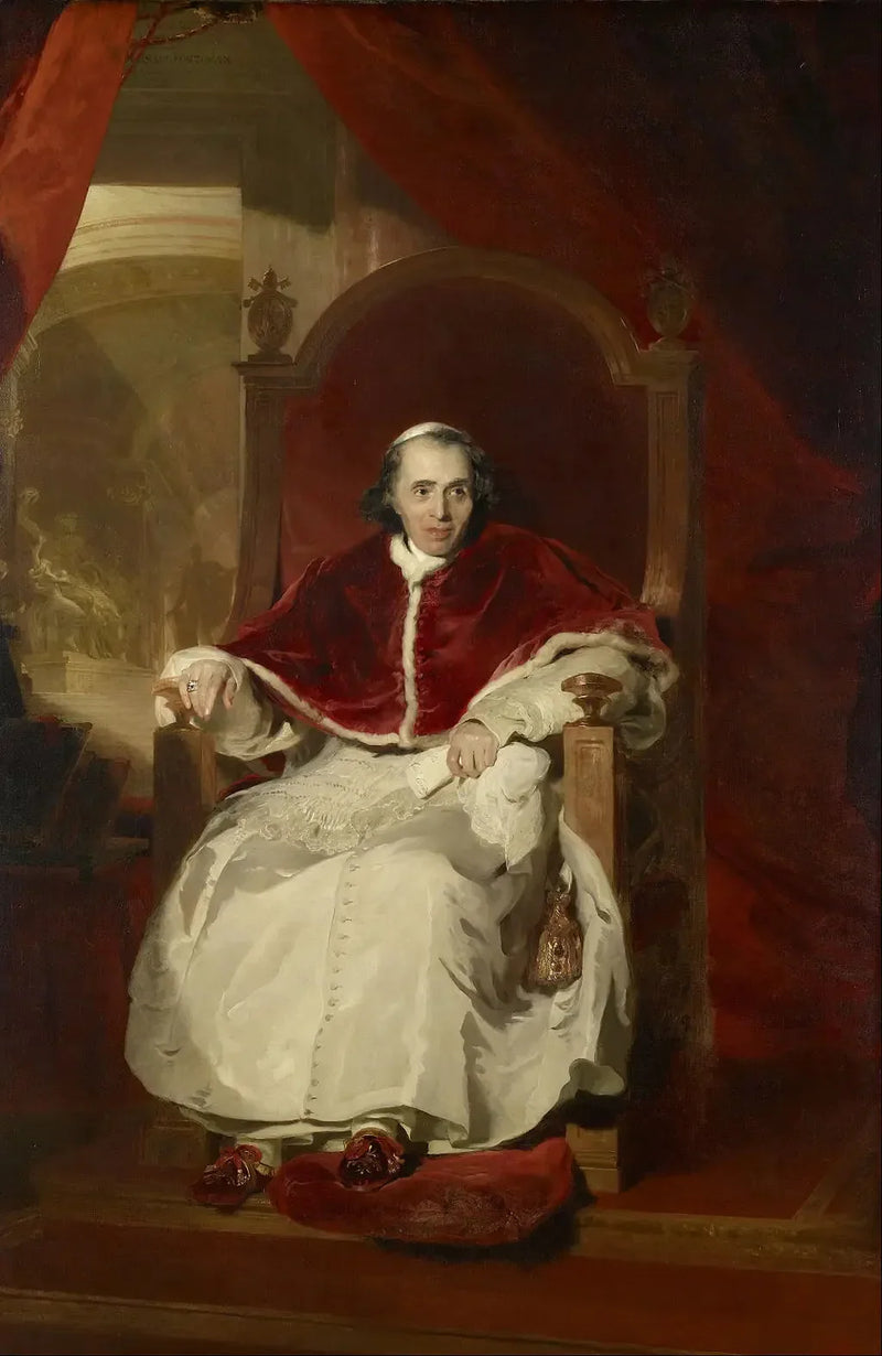 Portrett av pave Pius VII - Thomas Lawrence