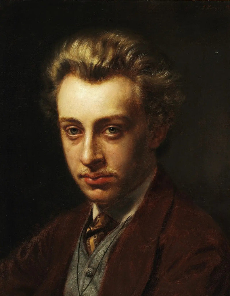 Portrett av maleren Frans Schwartz - Peder Severin Krøyer