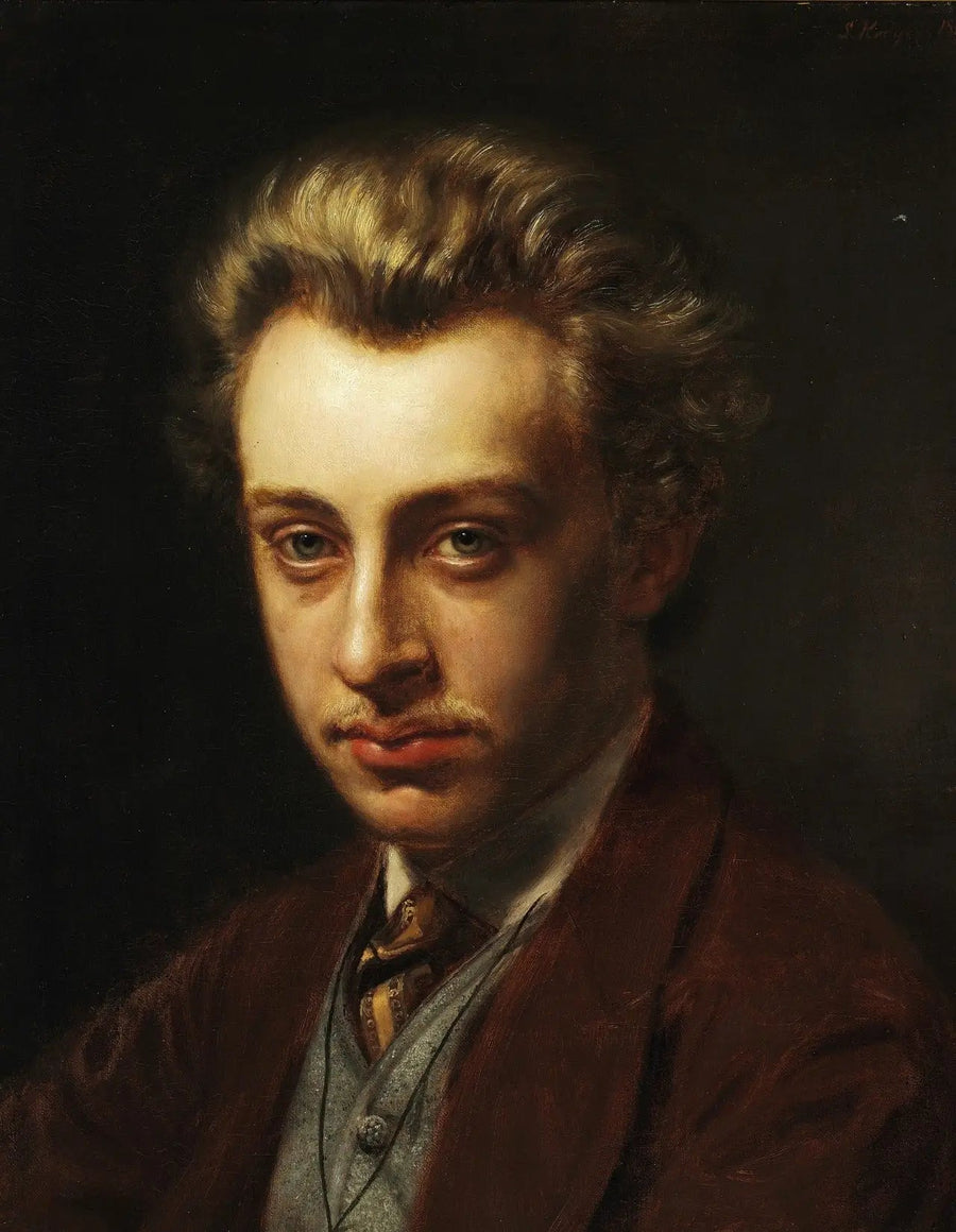 Portrett av maleren Frans Schwartz - Peder Severin Krøyer
