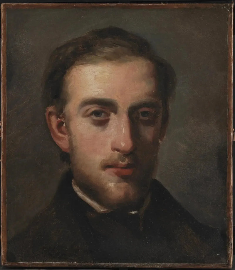 Portrett av maleren Fritz Melbye (1826-1869) - Camille Pissarro
