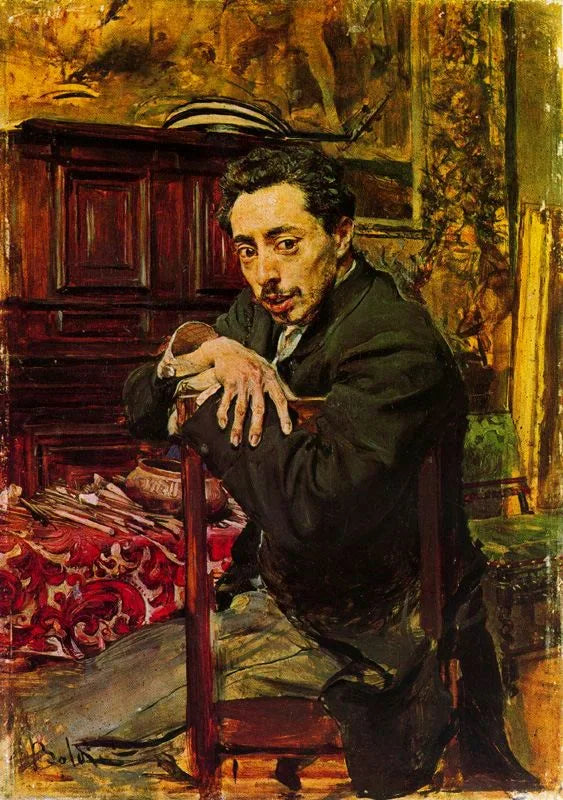 Portrett av maleren Joaquín Araujo y Ruano - Giovanni Boldini