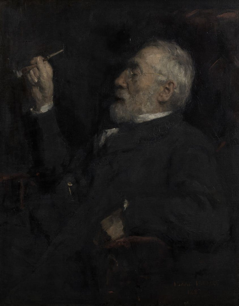 Portrett av maleren Jozef Israëls (1824-1911) - Isaac Israëls