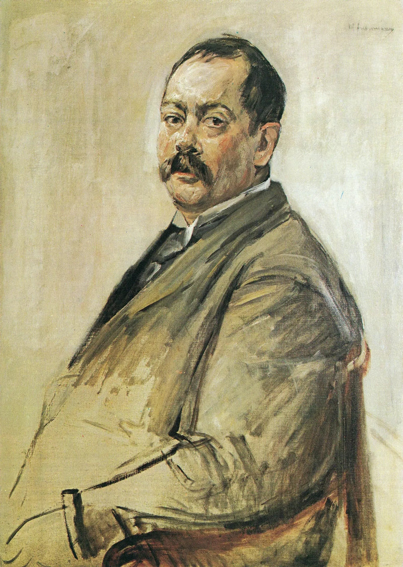 Portrett av maleren Lovis Corinth - Max Liebermann