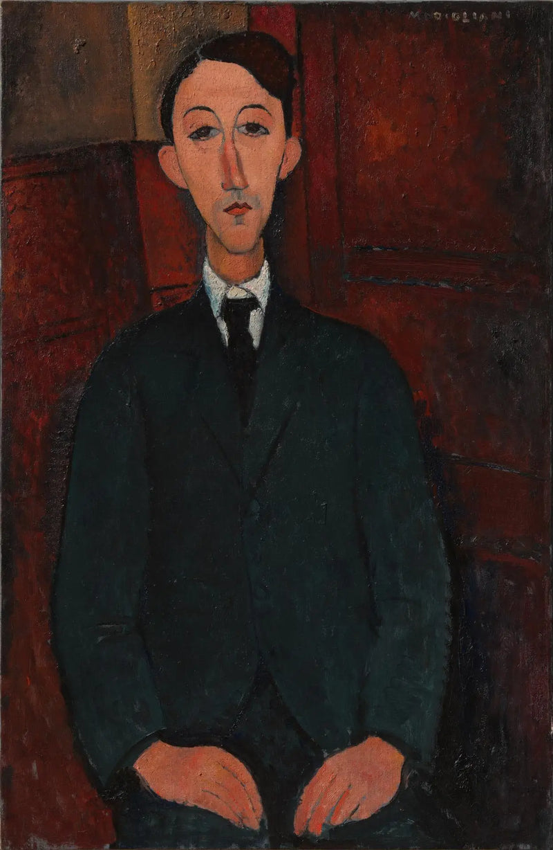 Portrett av maleren Manuel Humbert - Amedeo Modigliani