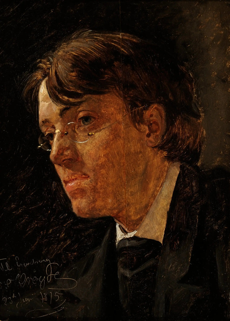 Portrett av den norske maleren Eilif Peterssen. - Peder Severin Krøyer