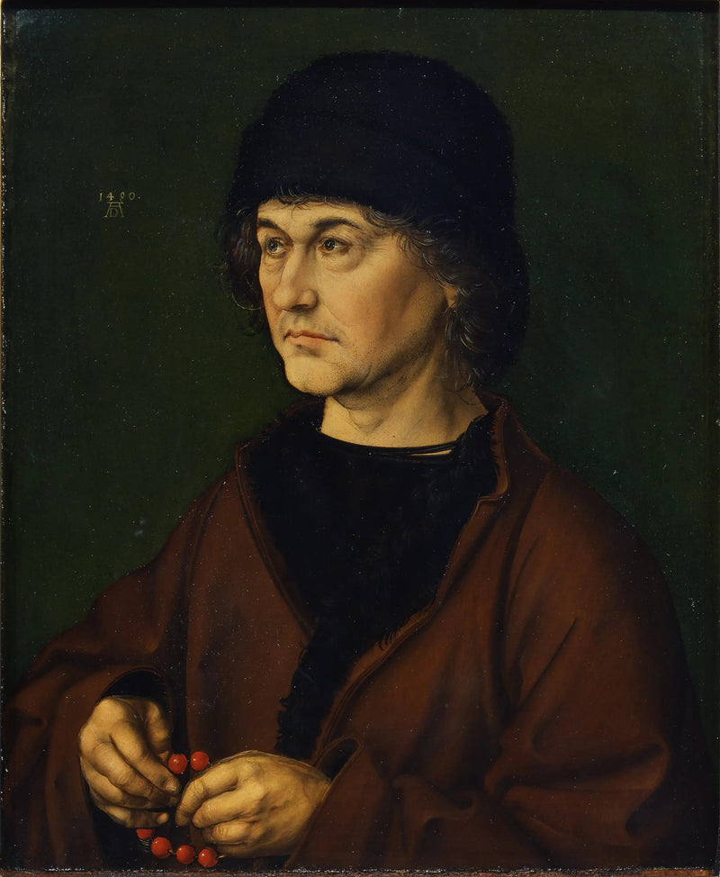 Portrett av kunstnerens far - Albrecht Dürer