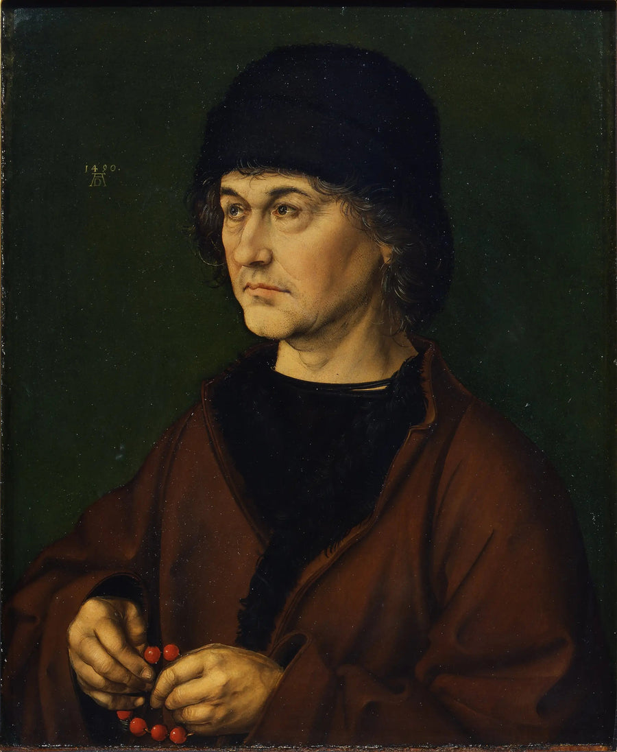 Portrett av kunstnerens far - Albrecht Dürer