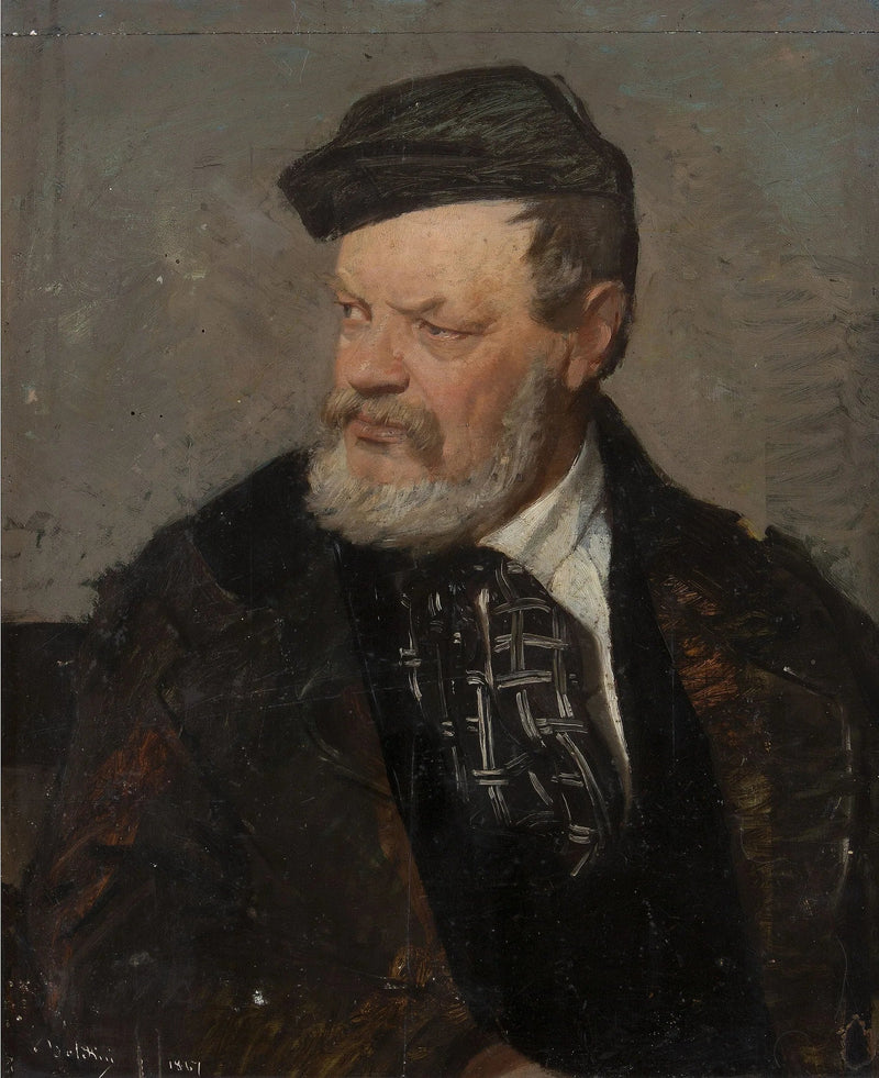 Portrett av kunstnerens far, Antonio Boldini - Giovanni Boldini