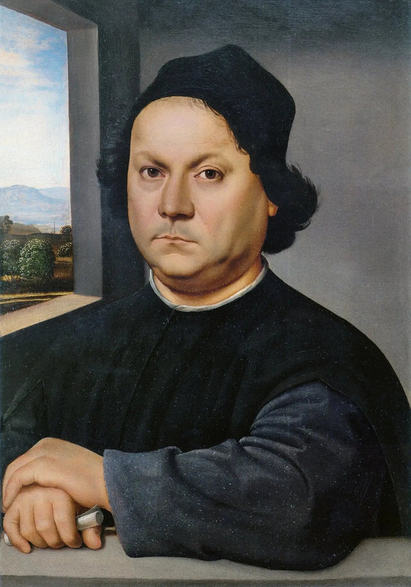Portrett av Perugino - Raphael Sanzio