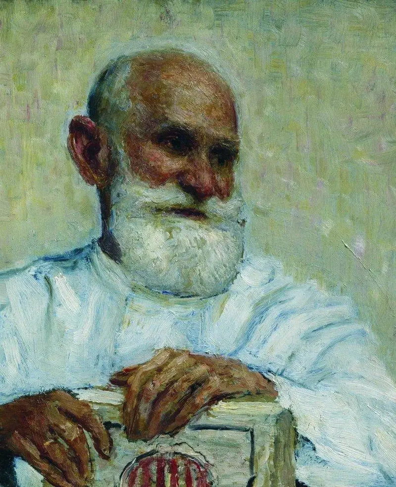 Portrett av fysiologen Ivan Petrovitch Pavlov - Ilya Repin