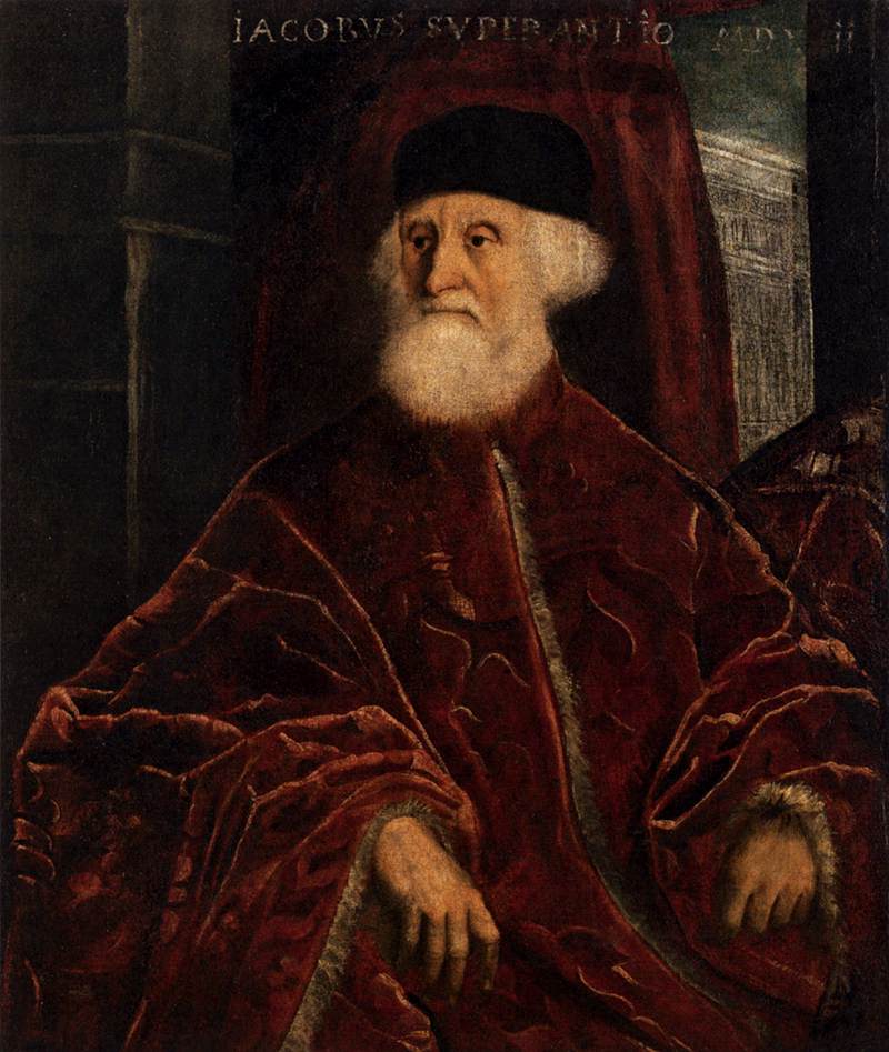Portrett av påtaleadvokat Jacopo Soranzo - Jacopo Tintoretto